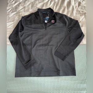 NWT Cutter & Buck South Carolina Gamecocks Vault Traverse Stripe quarter-zip XLT